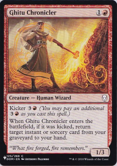 【ENG】《ギトゥの年代記編者/Ghitu Chronicler》[PWシンボル付き再版]