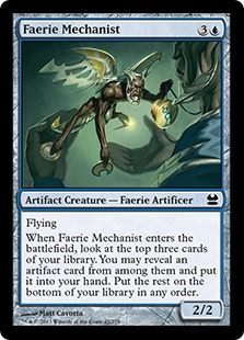 【ENG】【Foil】《フェアリーの機械論者/Faerie Mechanist》[MMA]