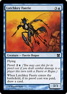 【ENG】【Foil】《掛け鍵のフェアリー/Latchkey Faerie》[MMA]