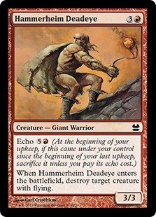 【ENG】【Foil】《ハンマーハイムの落とし屋/Hammerheim Deadeye》[MMA]