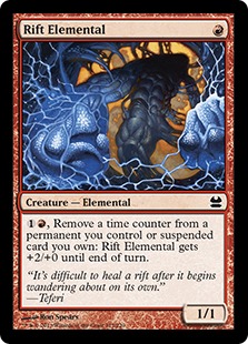 【ENG】【Foil】《裂け目の精霊/Rift Elemental》[MMA]