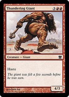 【ENG】【Foil】《轟きの巨人/Thundering Giant》[MMA]