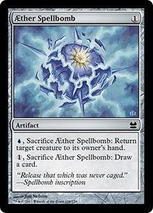 【ENG】【Foil】《上天の呪文爆弾/AEther Spellbomb》[MMA]