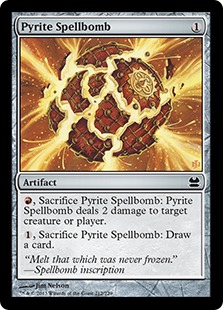 【ENG】【Foil】《黄鉄の呪文爆弾/Pyrite Spellbomb》[MMA]