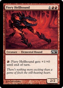 【ENG】《焦熱のヘルハウンド/Fiery Hellhound》[M12]