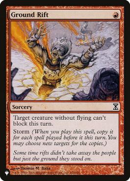 【ENG】《大地の裂け目/Ground Rift》[PWシンボル付き再版]