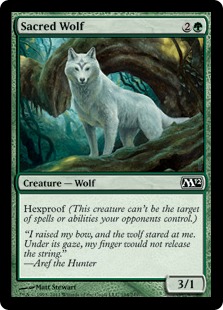 【ENG】【Foil】《聖なる狼/Sacred Wolf》[M12]