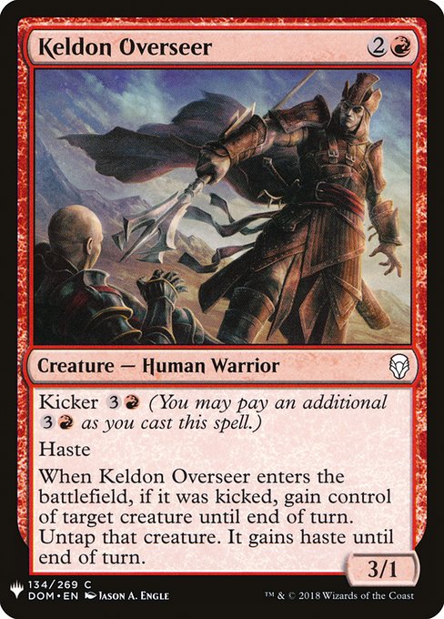 【ENG】《ケルドの軍監/Keldon Overseer》[PWシンボル付き再版]