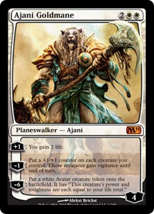 【ENG】《黄金のたてがみのアジャニ/Ajani Goldmane》[M11]