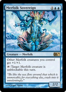 【ENG】《マーフォークの君主/Merfolk Sovereign》[M11]