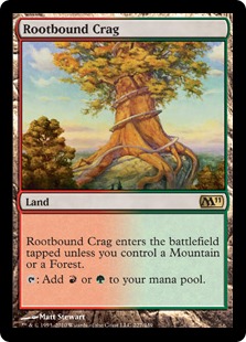 【ENG】《根縛りの岩山/Rootbound Crag》[M11]