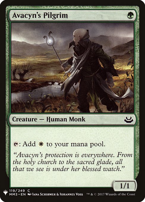 【ENG】《アヴァシンの巡礼者/Avacyn's Pilgrim》[PWシンボル付き再版]