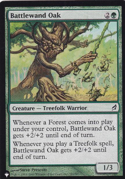 【ENG】《戦杖の樫/Battlewand Oak》[PWシンボル付き再版]