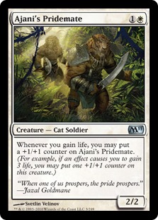 【ENG】《アジャニの群れ仲間/Ajani's Pridemate》[M11]