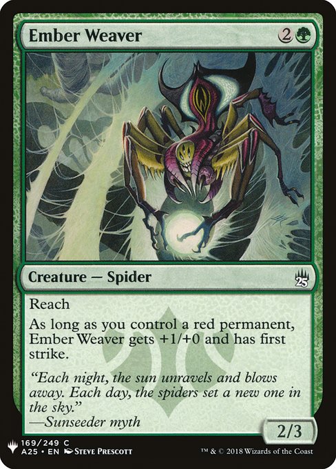 【ENG】《燃えさしの織り手/Ember Weaver》[PWシンボル付き再版]