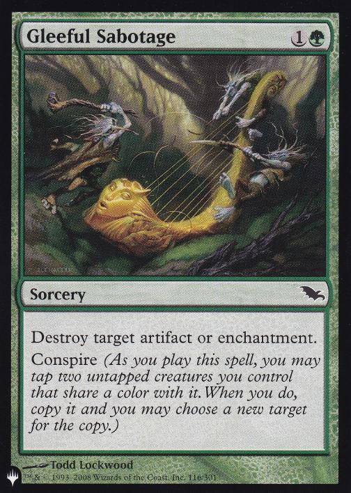 【ENG】《上機嫌の破壊/Gleeful Sabotage》[PWシンボル付き再版]