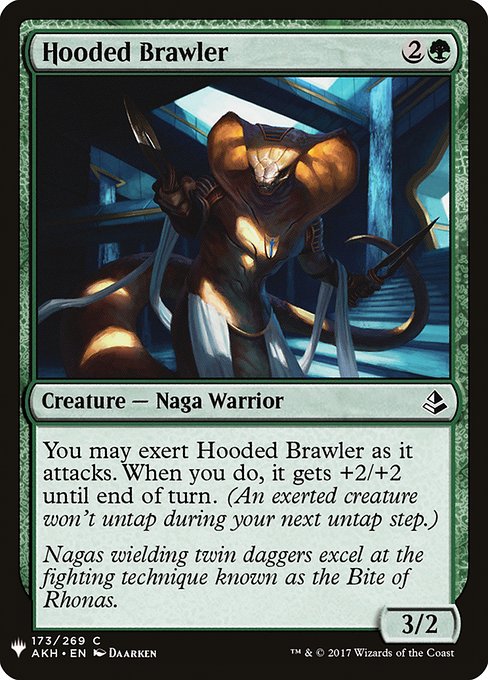 【ENG】《頭巾の喧嘩屋/Hooded Brawler》[PWシンボル付き再版]