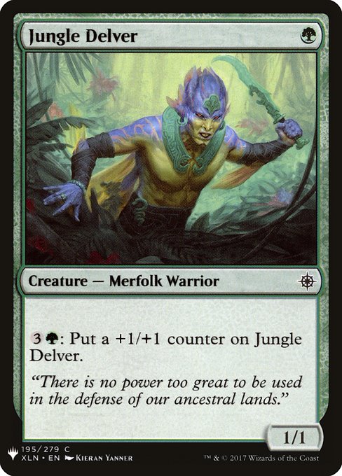 【ENG】《ジャングルの探査者/Jungle Delver》[PWシンボル付き再版]