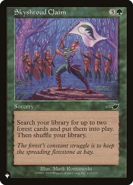 【ENG】《スカイシュラウドの要求/Skyshroud Claim》[PWシンボル付き再版]