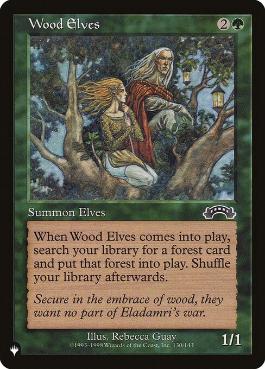 【ENG】《ウッド・エルフ/Wood Elves》[PWシンボル付き再版]