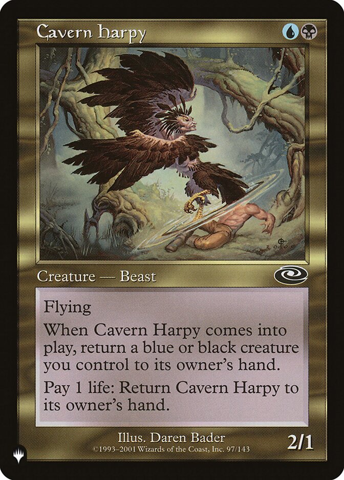 【ENG】《洞窟のハーピー/Cavern Harpy》[PWシンボル付き再版]