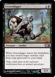 【ENG】【Foil】《グレイブディガー/Gravedigger》[M11]