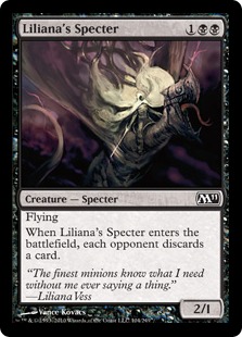 【ENG】【Foil】《リリアナの死霊/Liliana's Specter》[M11]