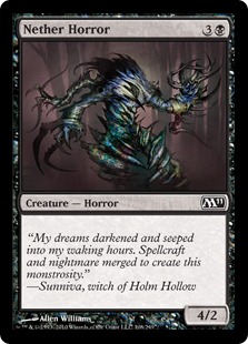 【ENG】【Foil】《冥界の恐怖/Nether Horror》[M11]