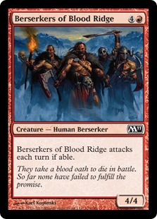 【ENG】【Foil】《血の峠の狂戦士/Berserkers of Blood Ridge》[M11]