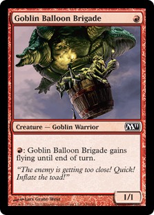 【ENG】【Foil】《ゴブリン気球部隊/Goblin Balloon Brigade》[M11]