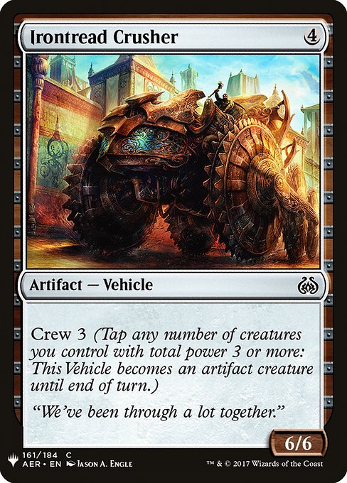 【ENG】《鉄装破壊車/Irontread Crusher》[PWシンボル付き再版]