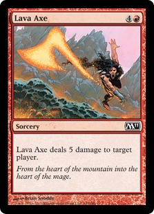【ENG】【Foil】《溶岩の斧/Lava Axe》[M11]