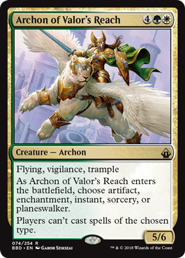 【ENG】《武勇の場の執政官/Archon of Valor's Reach》[BBD]