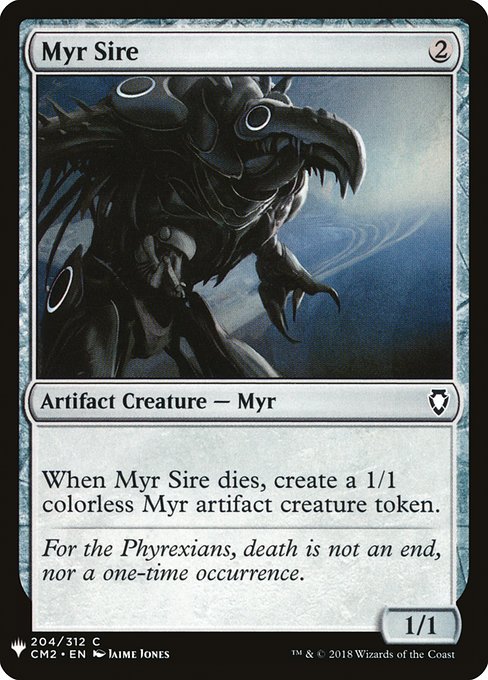 【ENG】《マイアの種父/Myr Sire》[PWシンボル付き再版]