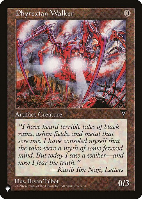 【ENG】《ファイレクシアの歩行機械/Phyrexian Walker》[PWシンボル付き再版]