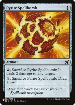 【ENG】《黄鉄の呪文爆弾/Pyrite Spellbomb》[PWシンボル付き再版]