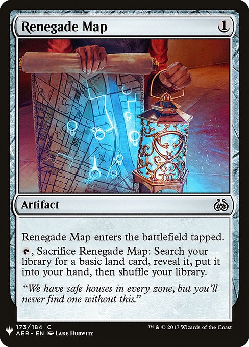 【ENG】《改革派の地図/Renegade Map》[PWシンボル付き再版]