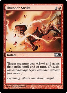 【ENG】【Foil】《雷の一撃/Thunder Strike》[M11]