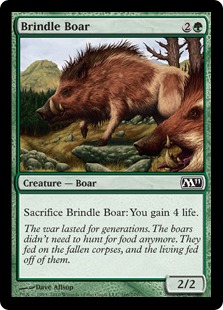 【ENG】【Foil】《斑の猪/Brindle Boar》[M11]