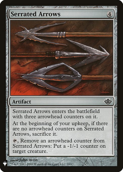 【ENG】《鋸刃の矢/Serrated Arrows》[PWシンボル付き再版]