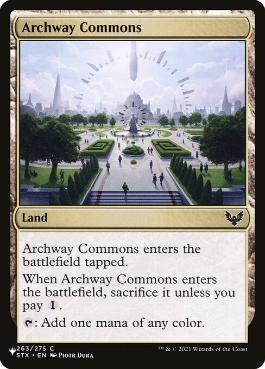 【ENG】《アーチ道の公共地/Archway Commons》[PWシンボル付き再版]