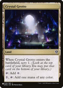 【ENG】《水晶の岩屋/Crystal Grotto》[PWシンボル付き再版]