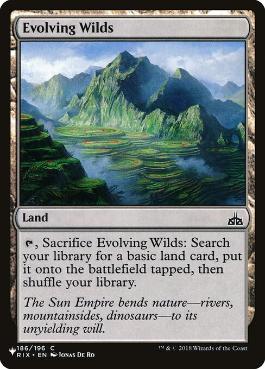【ENG】《進化する未開地/Evolving Wilds》(RIX)[PWシンボル付き再版]