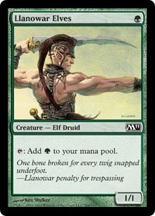 【ENG】【Foil】《ラノワールのエルフ/Llanowar Elves》[M11]