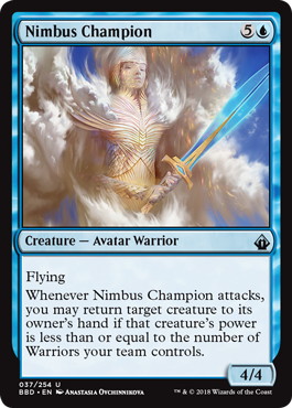 【ENG】【Foil】《乱雲の英雄/Nimbus Champion》[BBD]