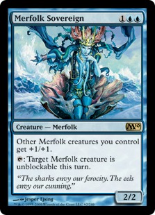 【ENG】《マーフォークの君主/Merfolk Sovereign》[M10]