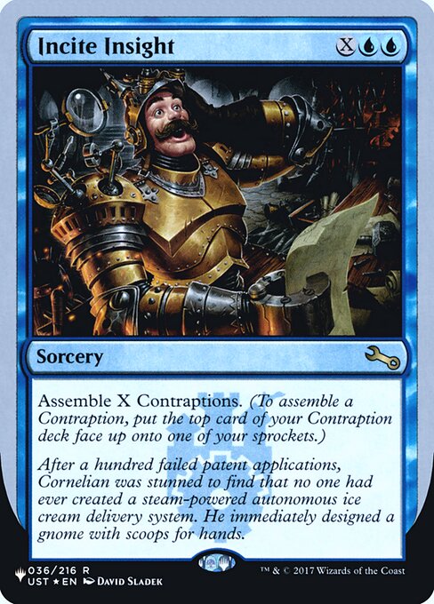 【ENG】【Foil】《Incite Insight》[PWシンボル付き再版]