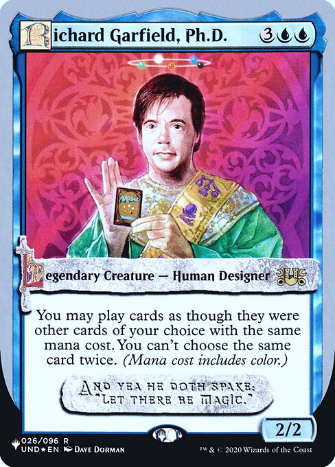 【ENG】【Foil】《Richard Garfield, Ph.D.》[PWシンボル付き再版]