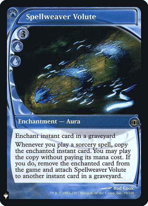 【ENG】【Foil】《呪文織りの渦巻/Spellweaver Volute》[PWシンボル付き再版]