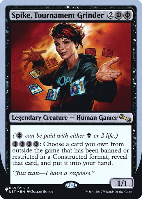 【ENG】【Foil】《Spike, Tournament Grinder》[PWシンボル付き再版]